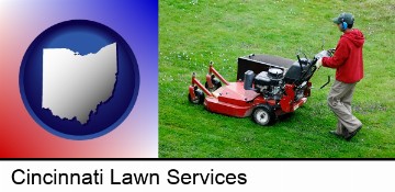 a lawn mowing service in Cincinnati, OH