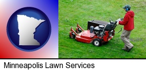 Minneapolis, Minnesota - a lawn mowing service