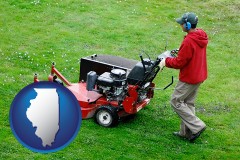 illinois a lawn mowing service