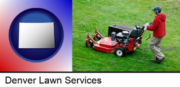 a lawn mowing service in Denver, CO